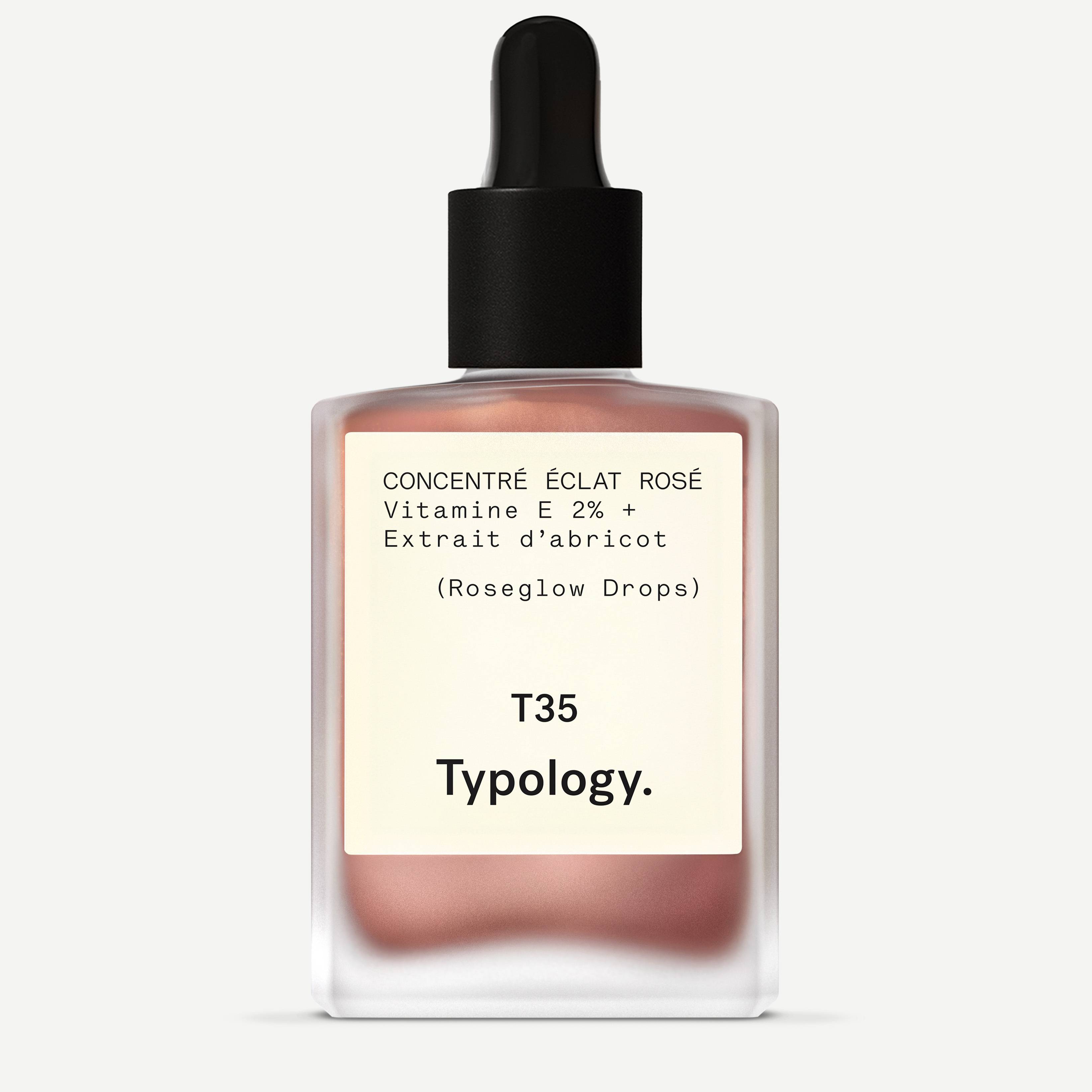 Typology Concentré Éclat Rosé — Vitamine E 2% + Extrait d'abricot